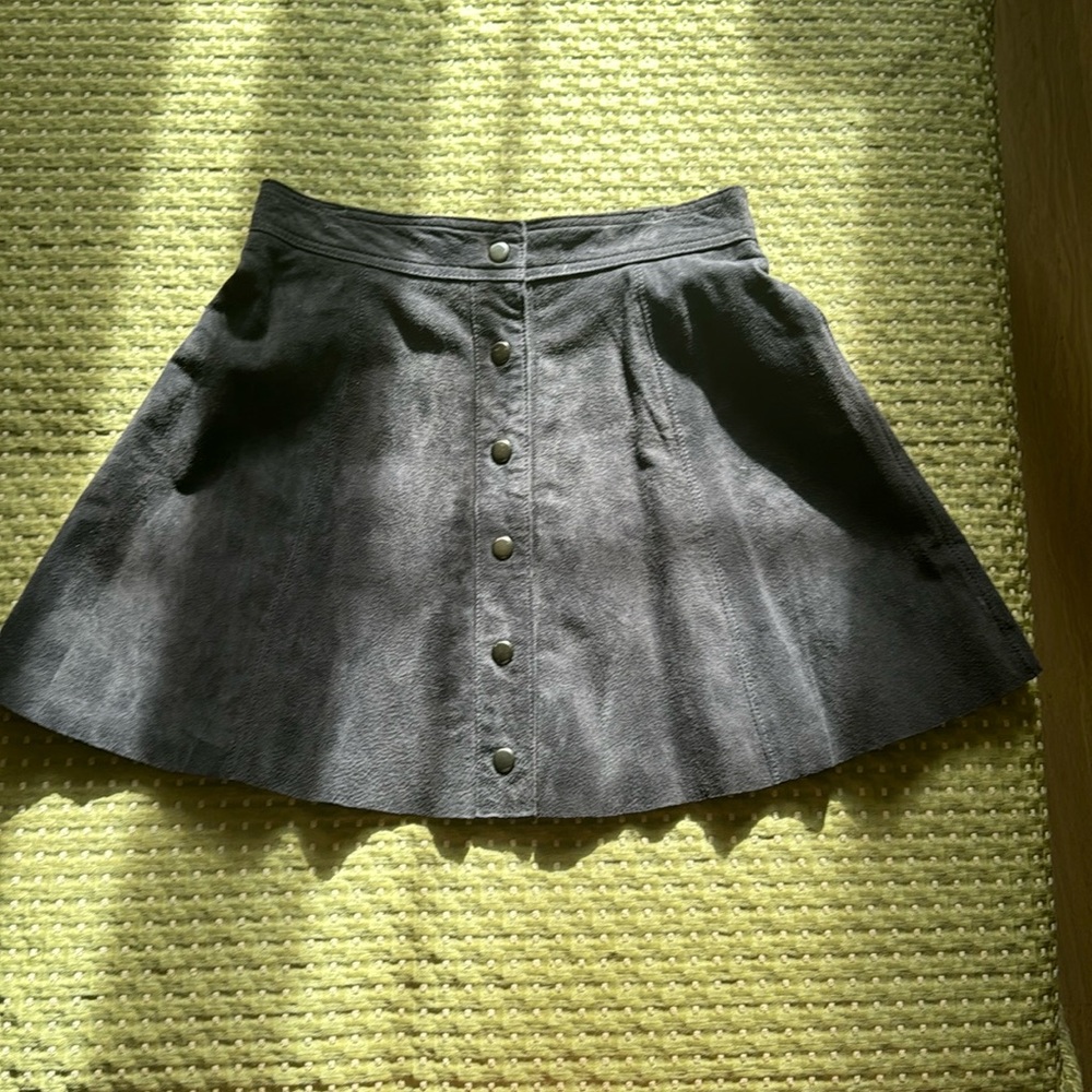 Suede skirt, new without tags.
